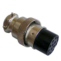 Aviation plug Female 9 pin GX16