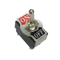 Metal Toggle Switch 20 Amps at 12 Volts Two-Position On/Off